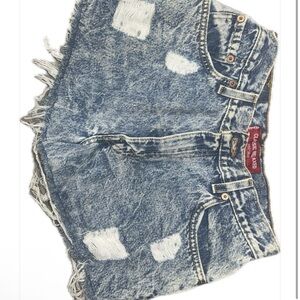Levi's Classic Relaxed Blue Shorts Distressed Perfect Fit